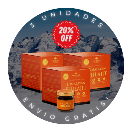 The Original Himalayan SHILAJIT - 100% Resina Pura (Pack X3)