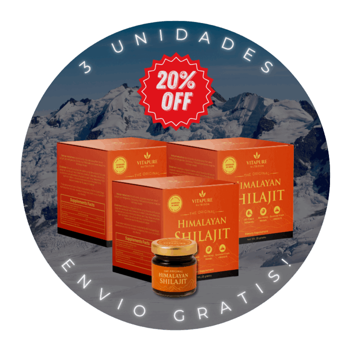 The Original Himalayan SHILAJIT - 100% Resina Pura (Pack X3) - Imagen 1